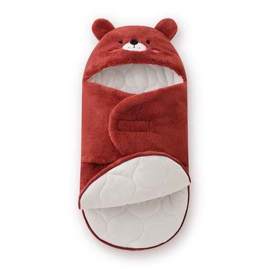 Zippered Bear Style Thick Swaddle